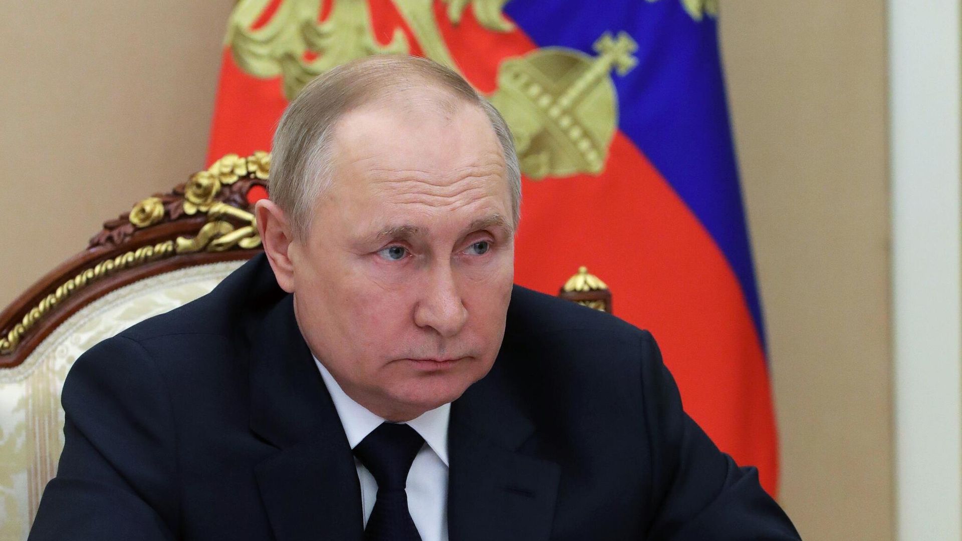Президент РФ В. Путин провел совещание с членами правительства РФ Президент РФ В. Путин провел совещание с членами правительства РФ - РИА Новости, 1920, 10.03.2022
