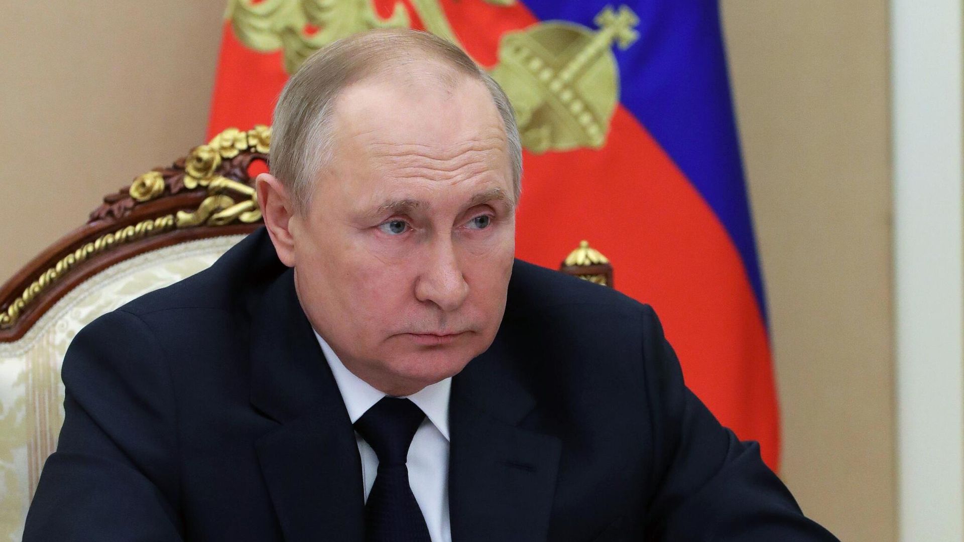 Президент РФ В. Путин провел совещание с членами правительства РФ Президент РФ В. Путин провел совещание с членами правительства РФ - РИА Новости, 1920, 10.03.2022