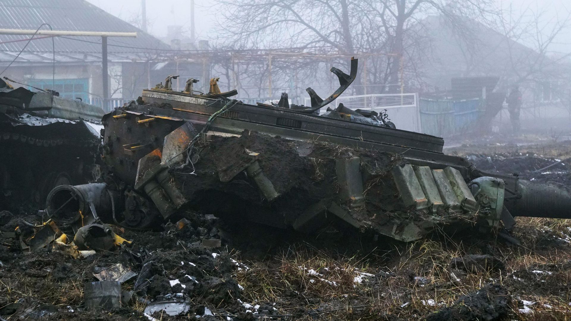 Уничтоженная военная техника ВСУ и мусор в частном секторе Волновахи Уничтоженная военная техника ВСУ и мусор в частном секторе Волновахи - РИА Новости, 1920, 16.03.2022