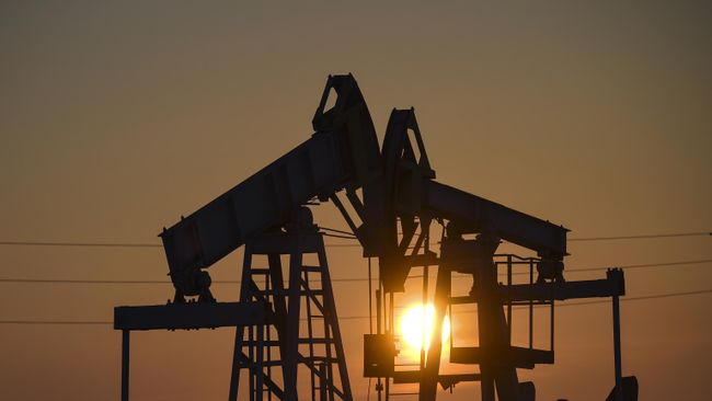 Нефтяные качалки в Альметьевском районе Республики Татарстан