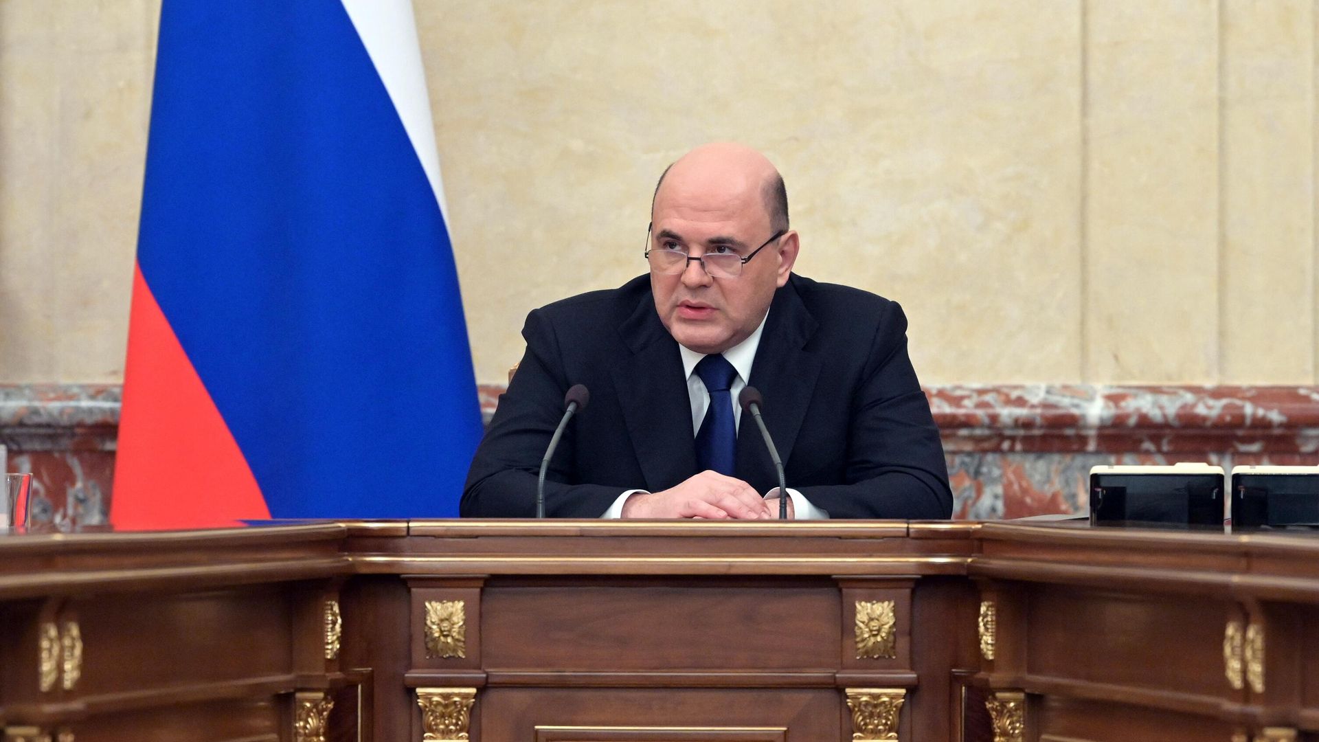 Председатель правительства РФ Михаил Мишустин Председатель правительства РФ Михаил Мишустин - РИА Новости, 1920, 17.03.2022