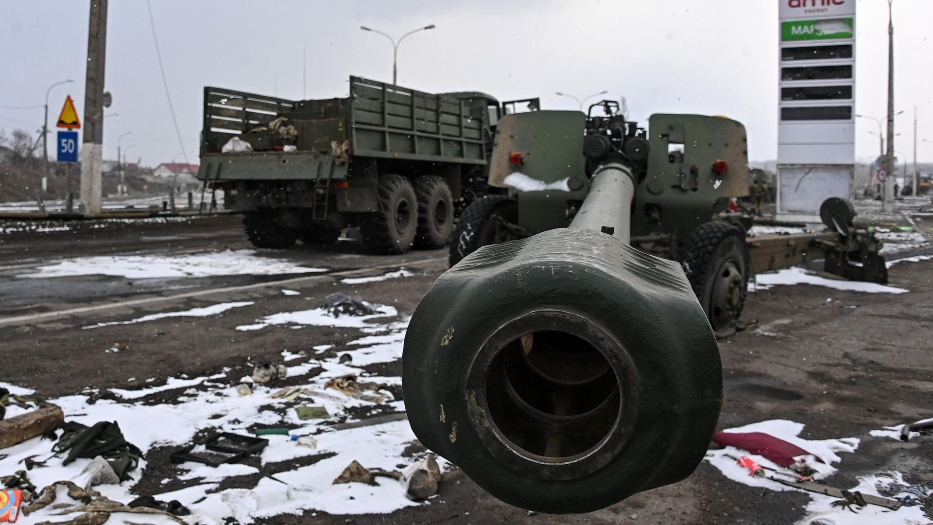 Брошенная военными Украины техника в Херсонской области Брошенная военными Украины техника в Херсонской области - РИА Новости, 1920, 27.03.2022