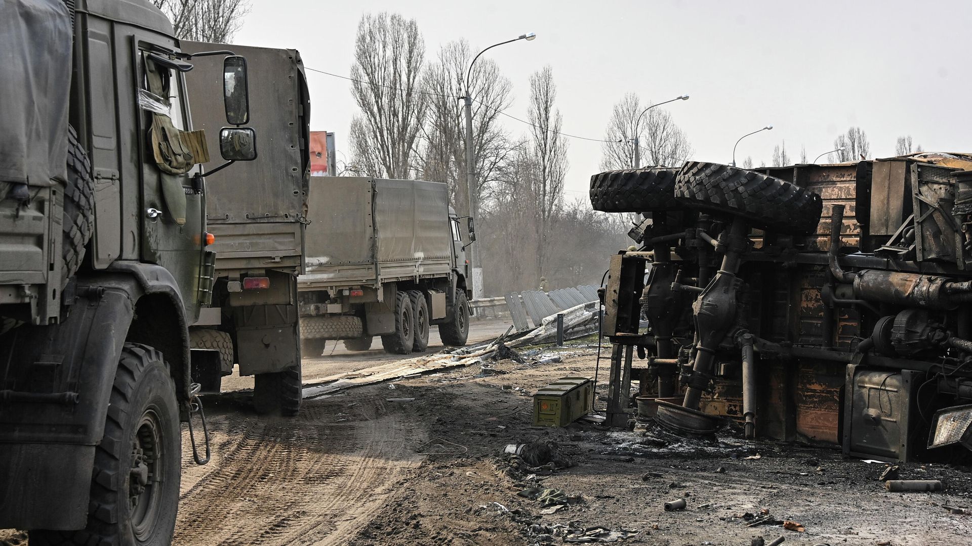 Уничтоженная военная техника Вооруженных сил Украины в Херсонской области Уничтоженная военная техника Вооруженных сил Украины в Херсонской области - РИА Новости, 1920, 12.03.2022
