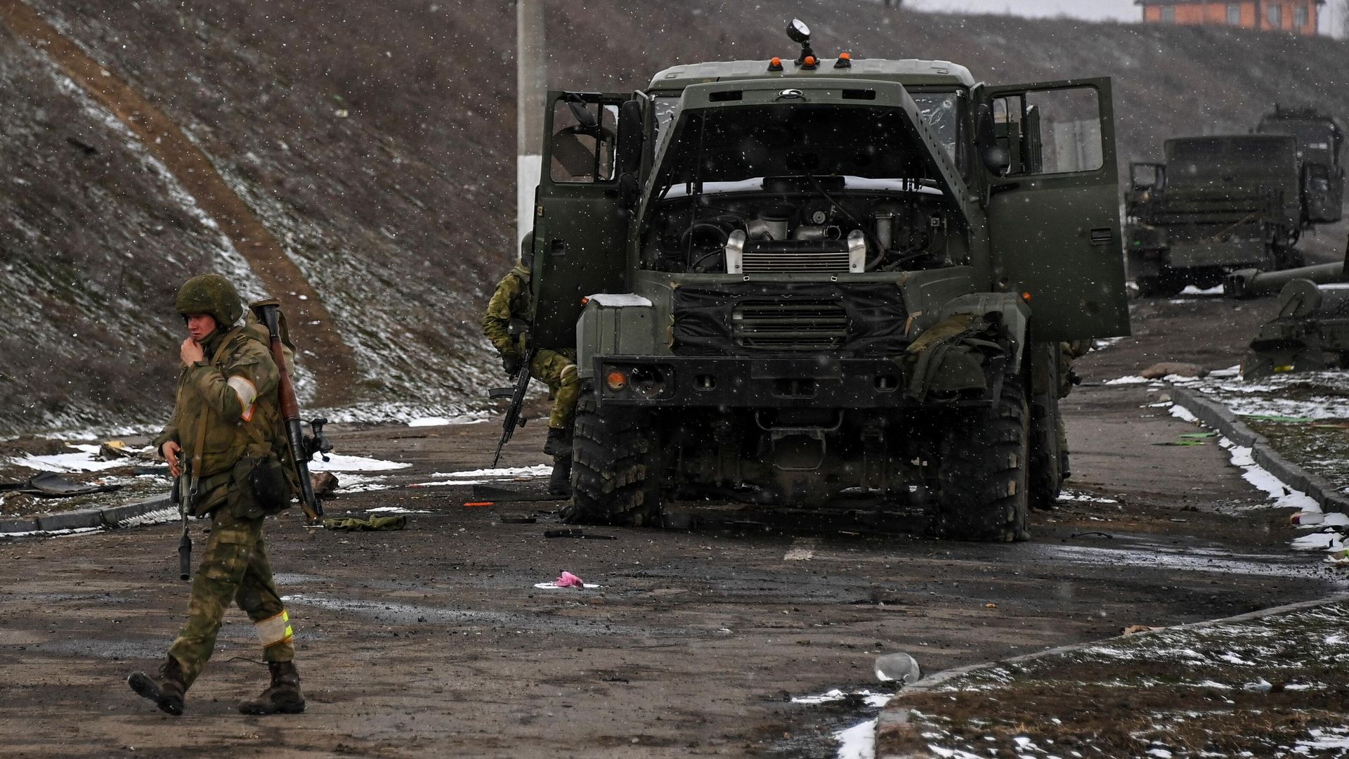 Уничтоженная военная техника Вооруженных сил Украины в Херсонской области - РИА Новости, 1920, 06.04.2022