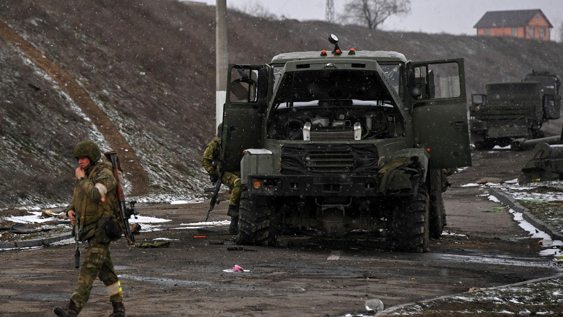 Уничтоженная военная техника Вооруженных сил Украины в Херсонской области Уничтоженная военная техника Вооруженных сил Украины в Херсонской области - РИА Новости, 1920, 06.04.2022