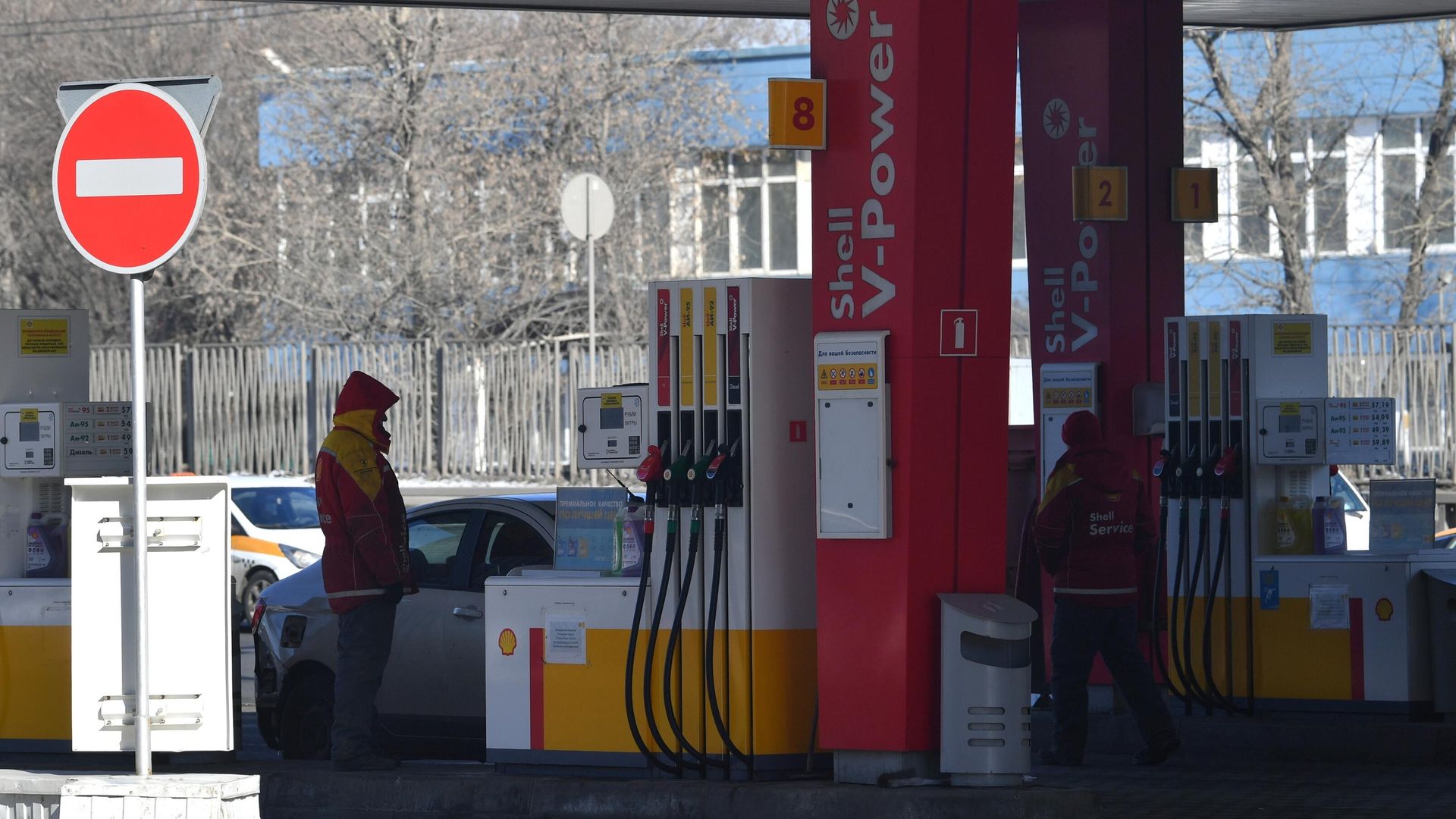Автозаправочная станция Shell в Москве Автозаправочная станция Shell в Москве - РИА Новости, 1920, 06.05.2022