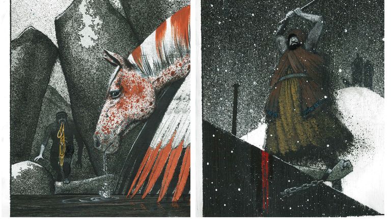Иллюстрация Игоря Олейникова к книге Легенды и мифы Древней Греции Н.А. Куна 