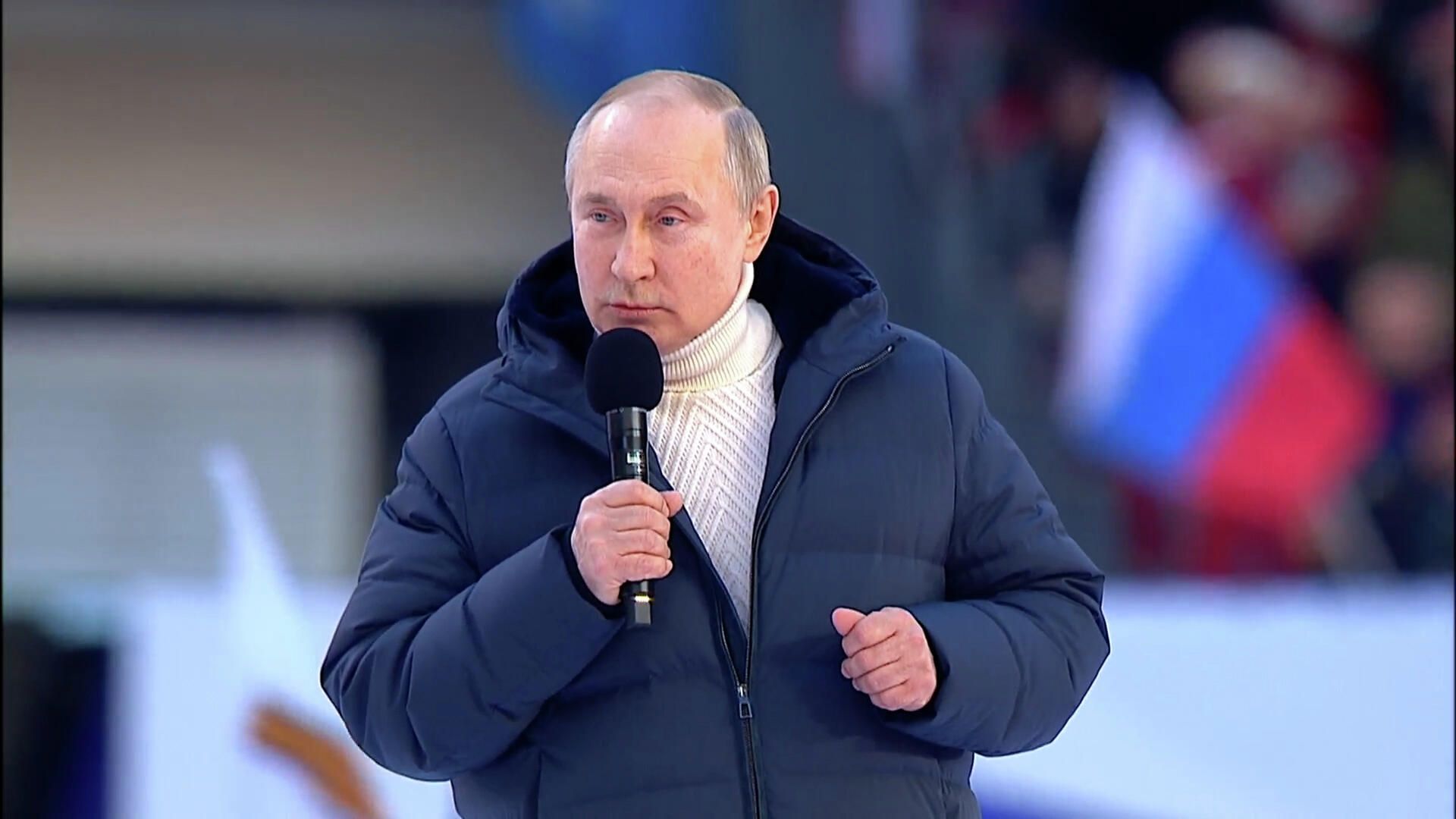 Путин: Нет больше той любви, как если бы кто-то отдал душу за друзей своих Путин: Нет больше той любви, как если бы кто-то отдал душу за друзей своих - РИА Новости, 1920, 18.03.2022