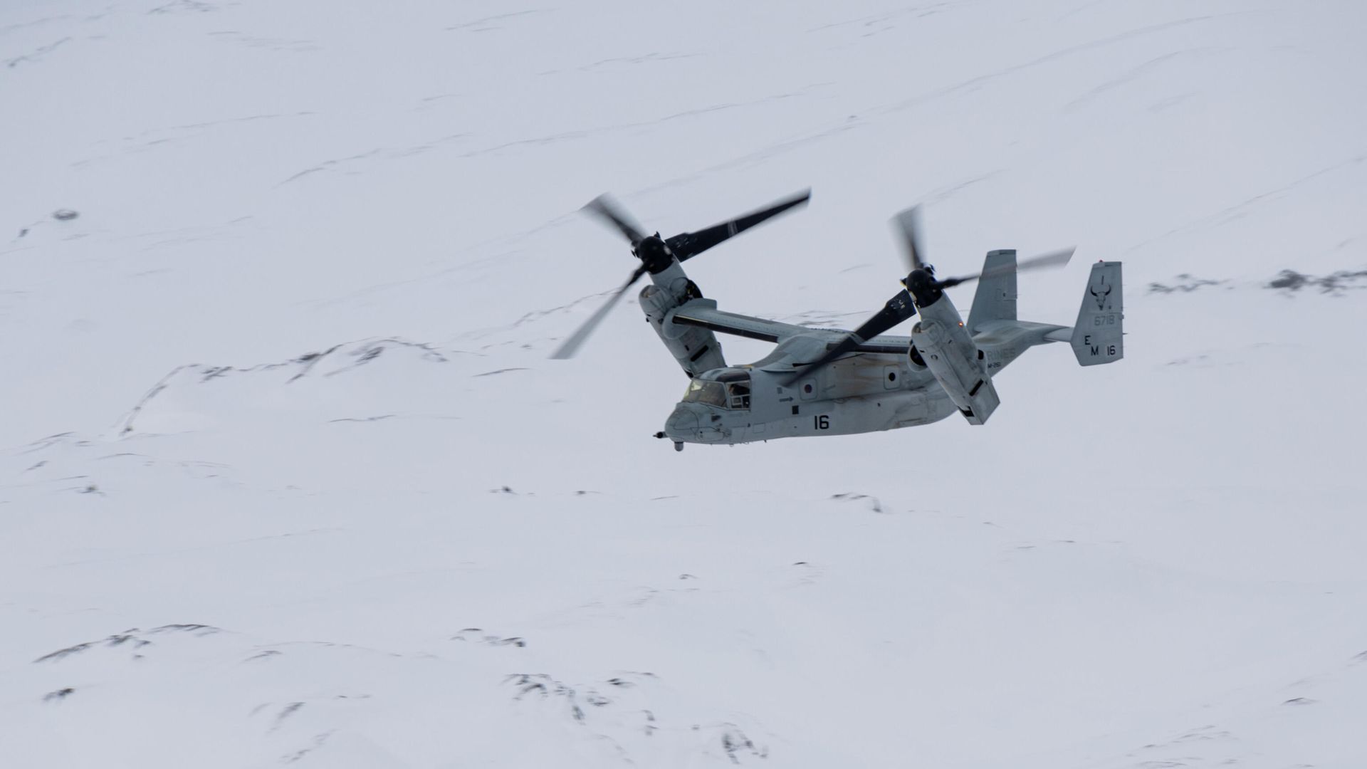 Конвертоплан ВВС США MV-22B Osprey во время учений Cold Response в Норвегии Конвертоплан ВВС США MV-22B Osprey во время учений Cold Response в Норвегии - РИА Новости, 1920, 19.03.2022