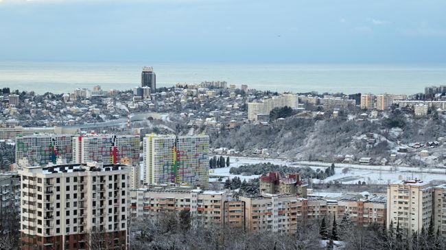 Снег в Сочи