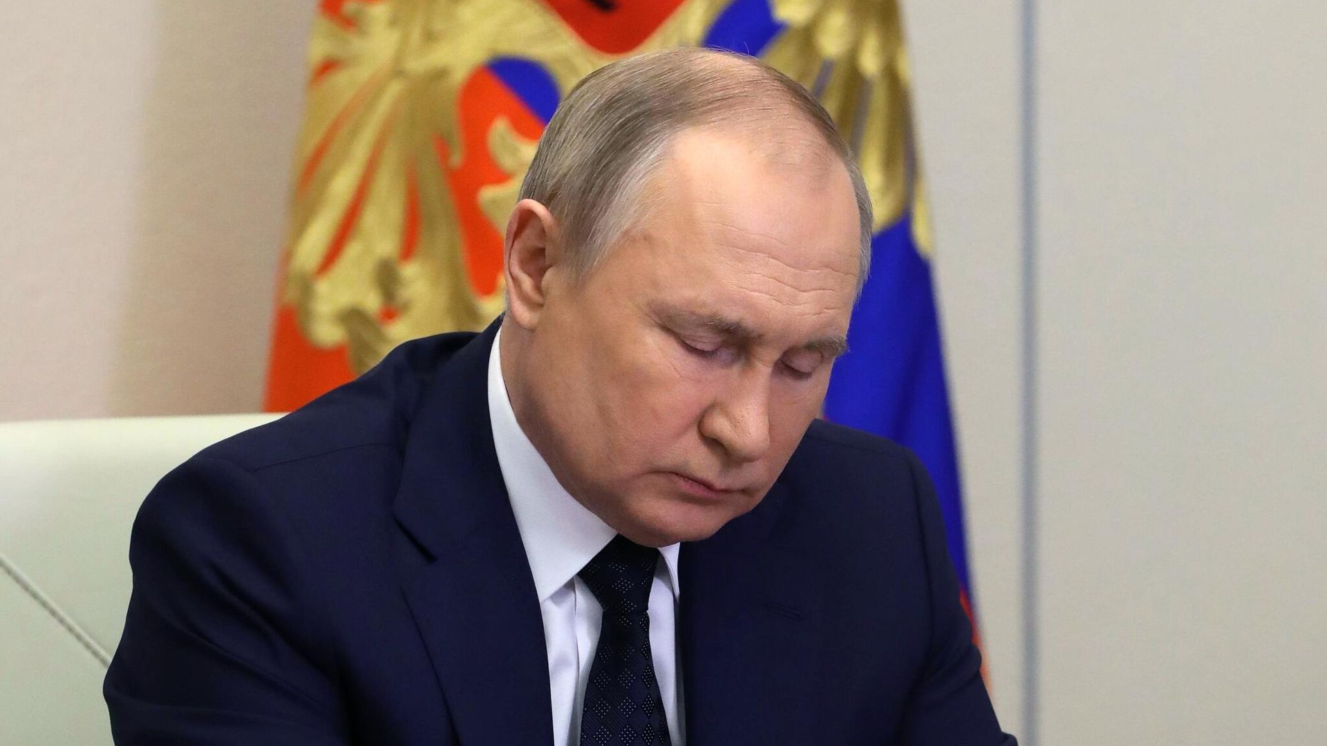 Президент России Владимир Путин проводит в режиме видеоконференции совещание с членами правительства Президент России Владимир Путин проводит в режиме видеоконференции совещание с членами правительства - РИА Новости, 1920, 08.08.2024