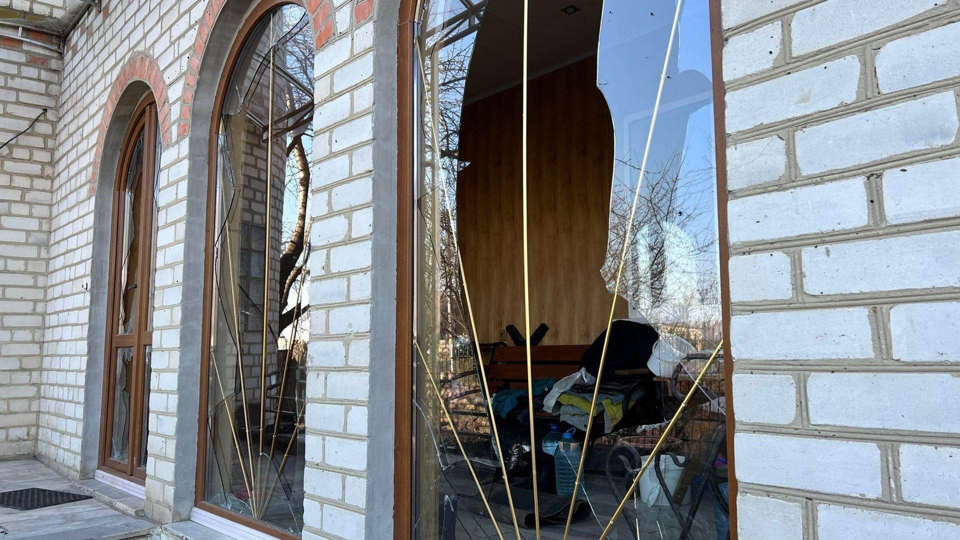 Последствия взрыва снаряда в селе Журавлевка Белгородской области - РИА Новости, 1920, 24.03.2022