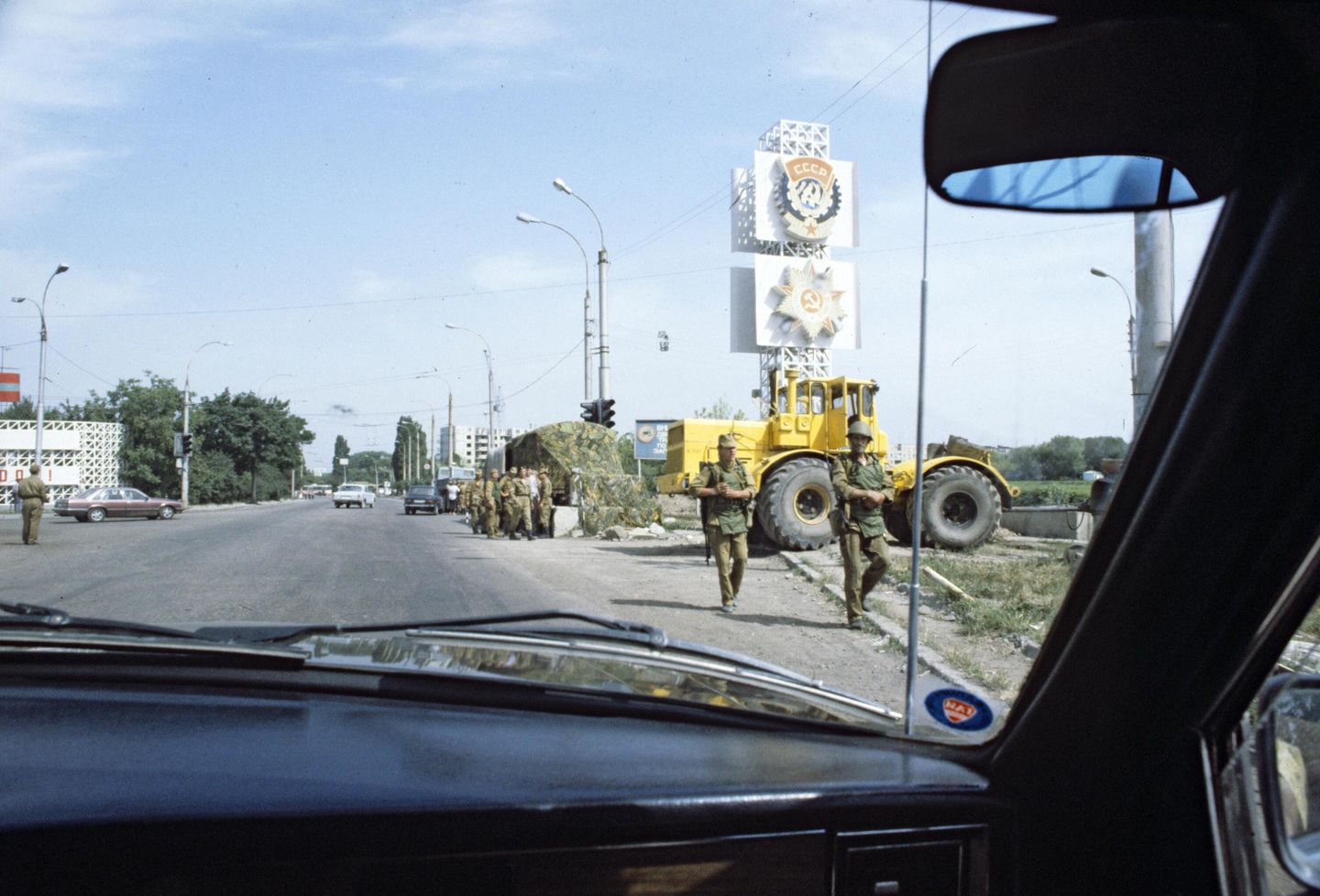 Республика Молдова. Конфликт в Приднестровье. Въезд в Тирасполь, 1992 год 