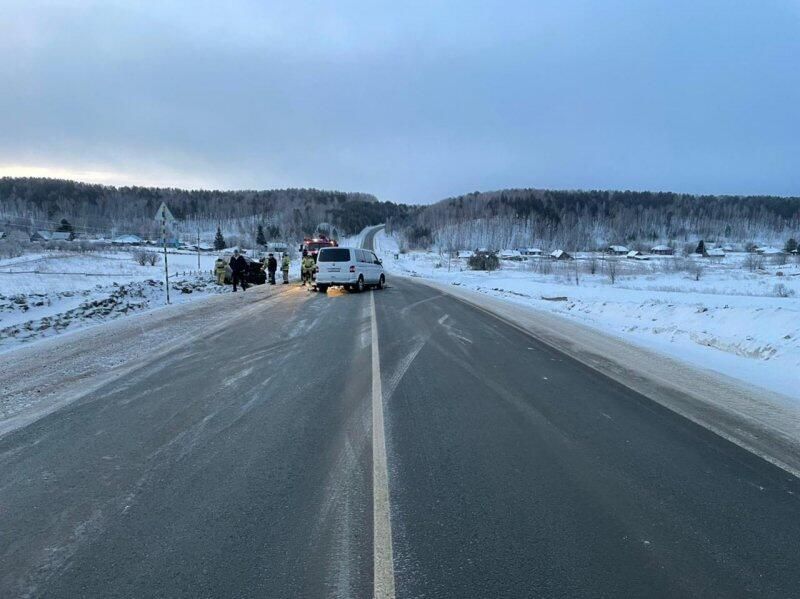 ДТП на 181 километре автодороги Томск-Каргала-Колпашево в Молчановском районе Томской области - РИА Новости, 1920, 25.03.2022