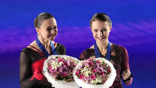 Камила Валиева и Анна Щербакова