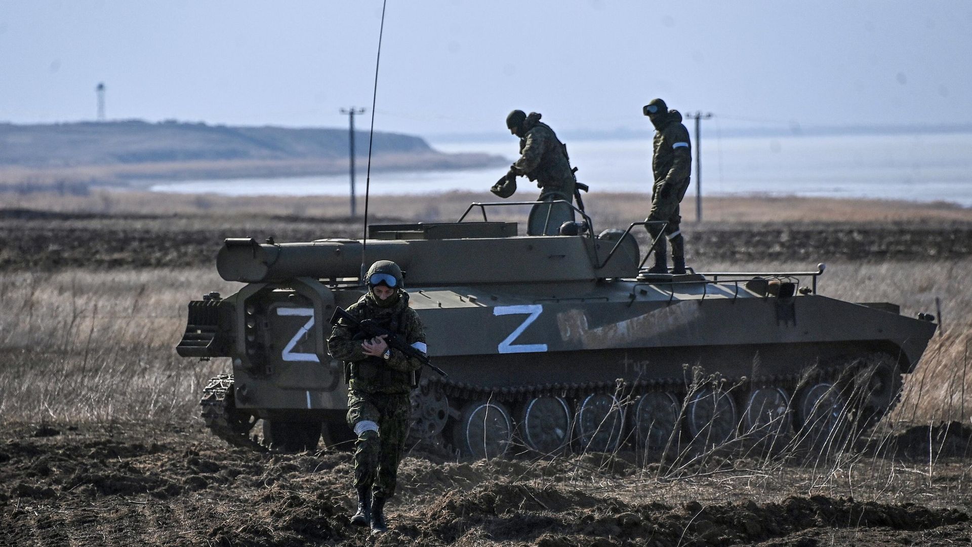 Российские военнослужащие в Херсонской области Российские военнослужащие в Херсонской области - РИА Новости, 1920, 22.04.2022