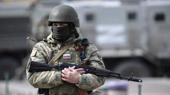 Сотрудник Росгвардии на Украине
