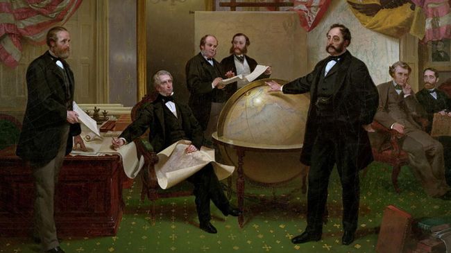 Подписание договора о продаже Аляски 30 марта 1867 года