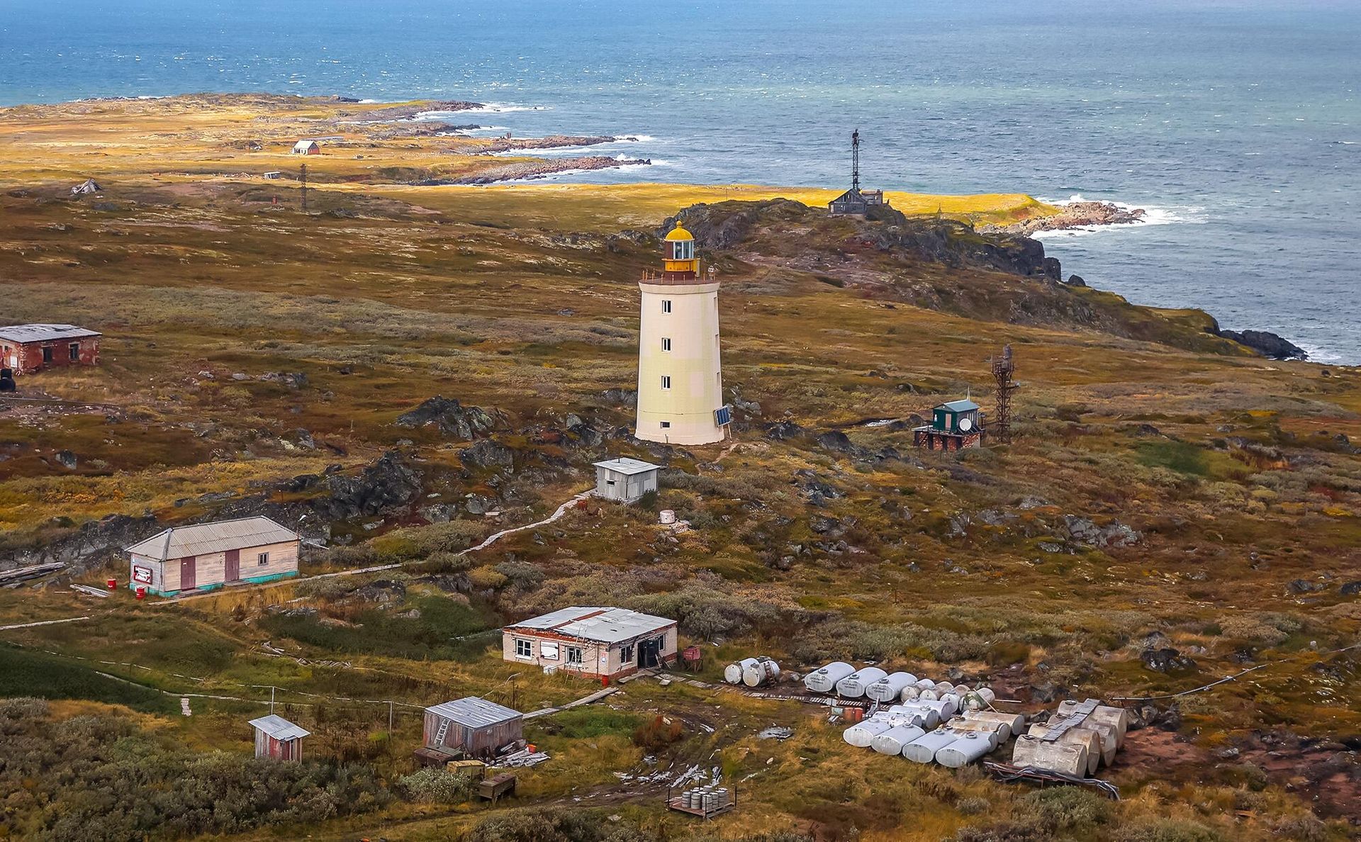 Терско-Орловский маяк на побережье Белого моря в Мурманской области Терско-Орловский маяк на побережье Белого моря в Мурманской области - РИА Новости, 1920, 01.04.2022