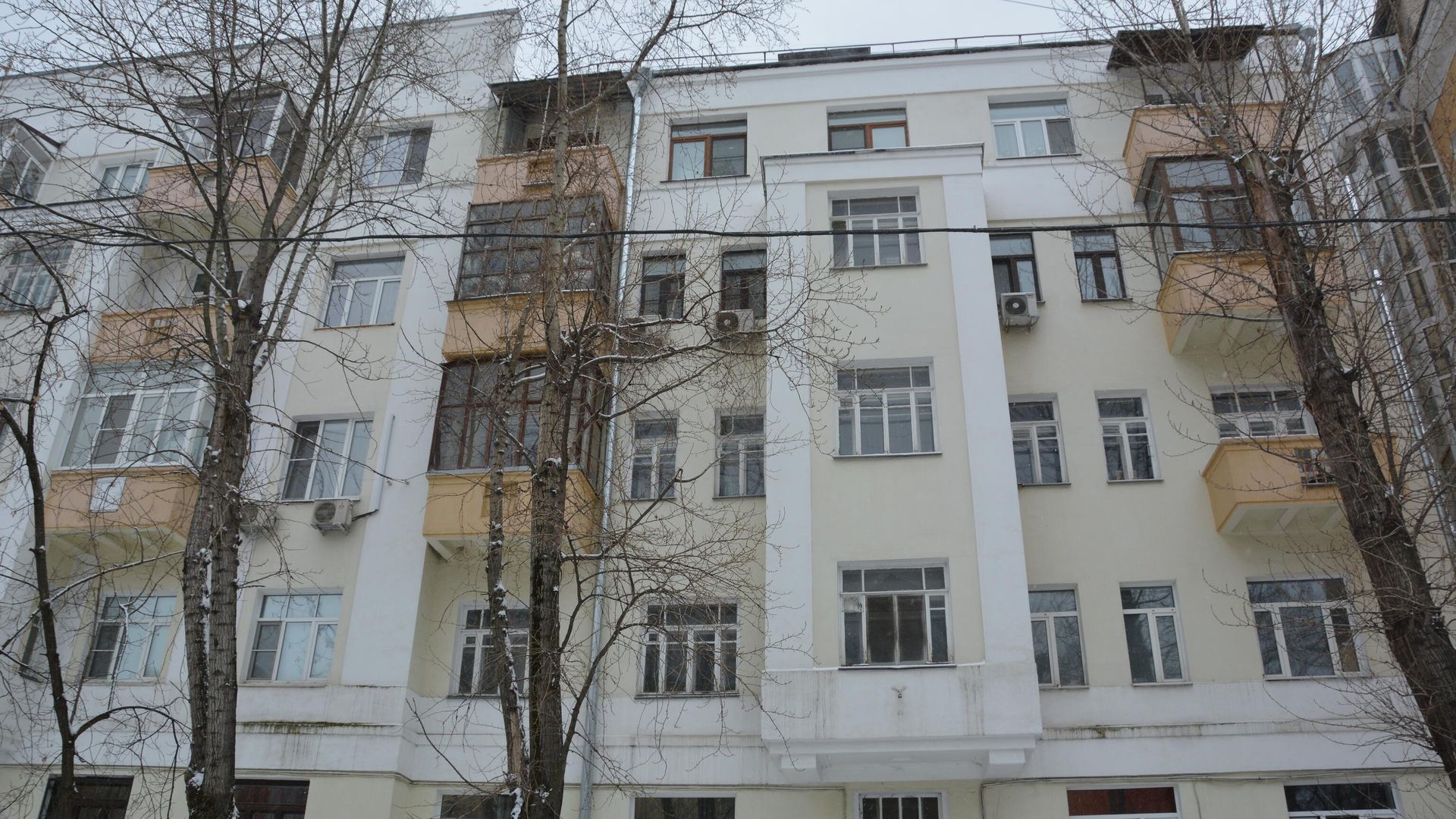 Дом в стиле конструктивизма на Нижней улице на севере Москвы Дом в стиле конструктивизма на Нижней улице на севере Москвы - РИА Новости, 1920, 30.03.2022