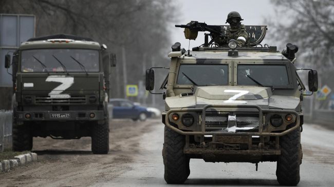 Колонна военной техники