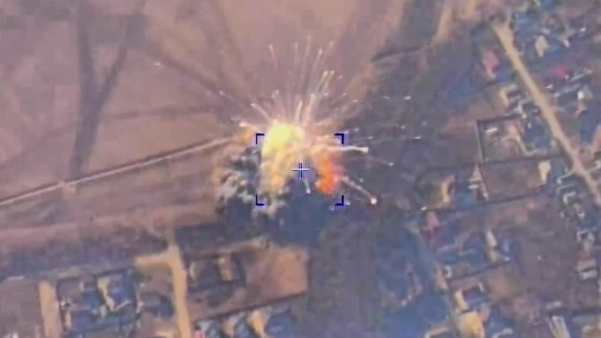 Уничтожение украинского ЗРК «Бук-М1» высокоточным ракетным ударом. Видео Минобороны России - РИА Новости, 1920, 30.03.2022