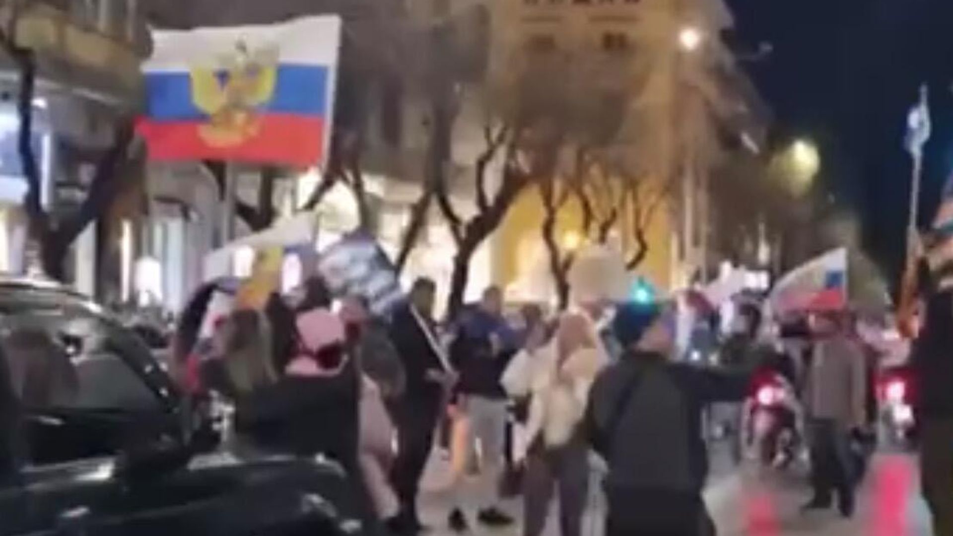 Автопробег в Салониках в поддержку России Автопробег в Салониках в поддержку России - РИА Новости, 1920, 03.04.2022