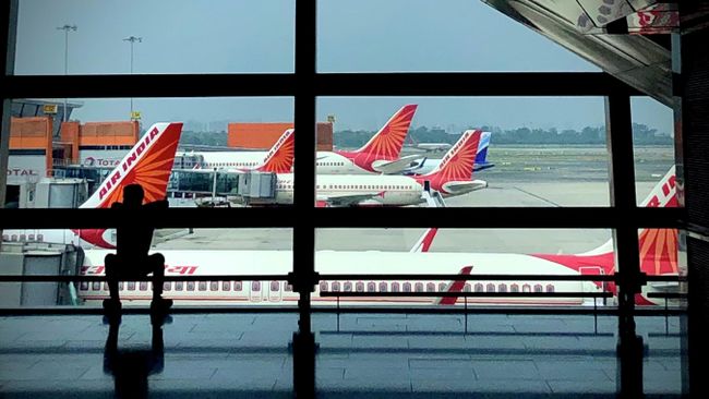 Самолеты авиакомпании Air India в аэропорту Нью-Дели