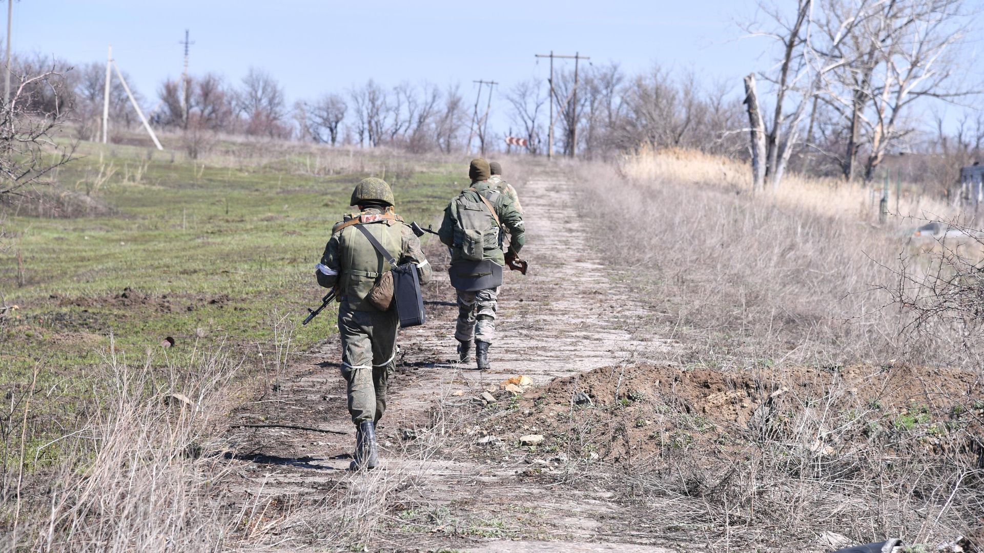 Военнослужащие Народной милиции ЛНР Военнослужащие Народной милиции ЛНР - РИА Новости, 1920, 09.04.2022