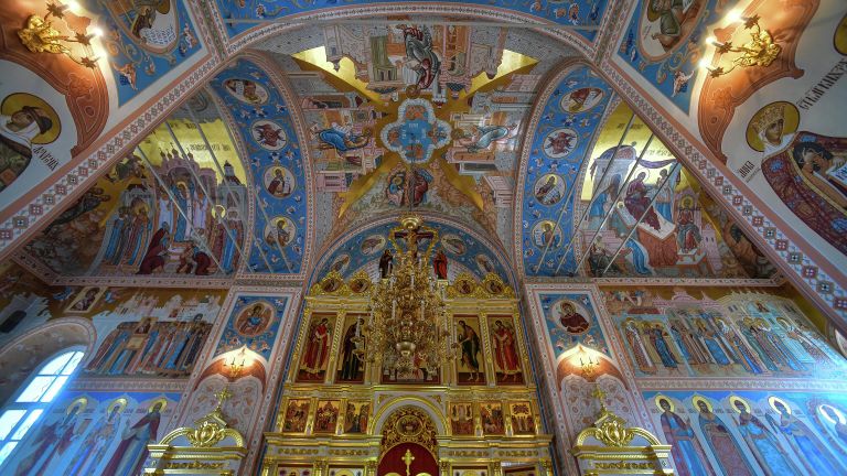 Роспись Успенского собора, расположенного на территории Тульского кремля