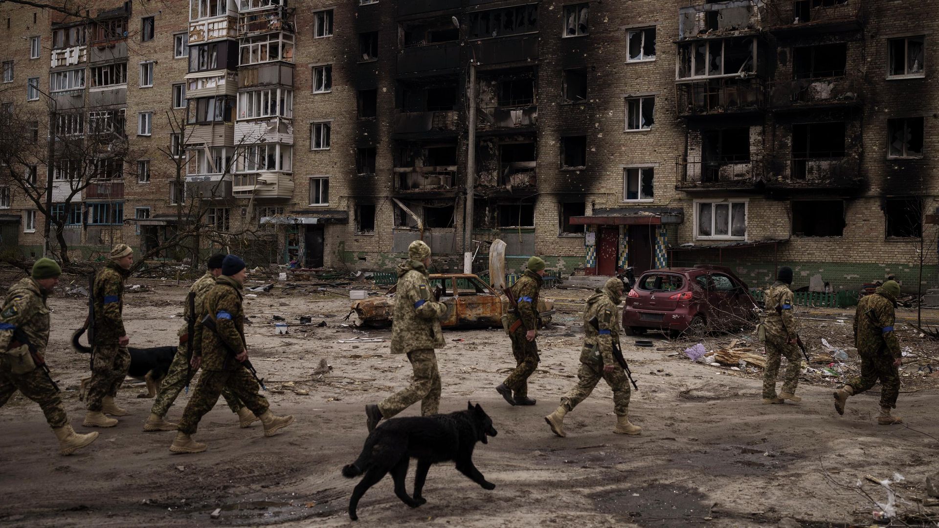 Украинские военные в городе Ирпень Украинские военные в городе Ирпень - РИА Новости, 1920, 13.04.2022