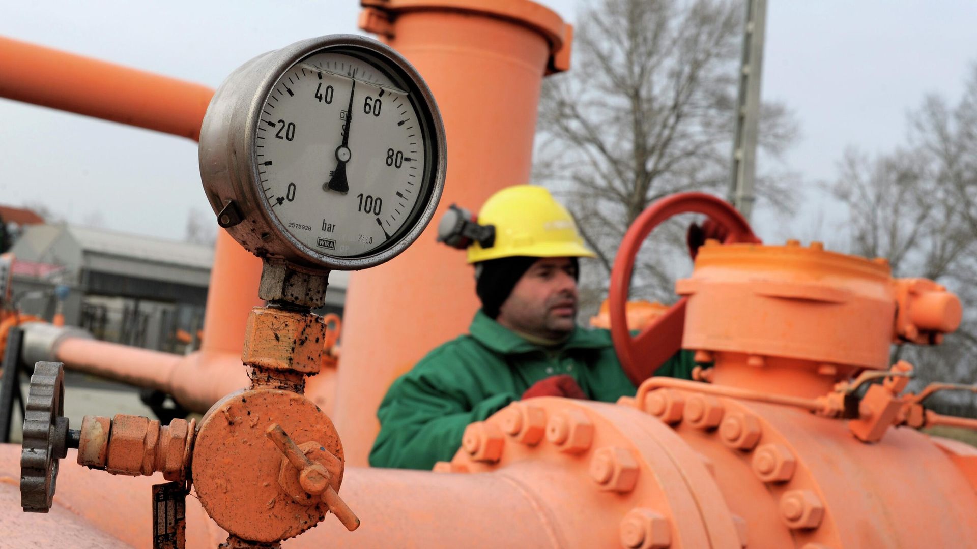 Газоприемная станция в Вечеше, Венгрия Газоприемная станция в Вечеше, Венгрия - РИА Новости, 1920, 13.04.2022