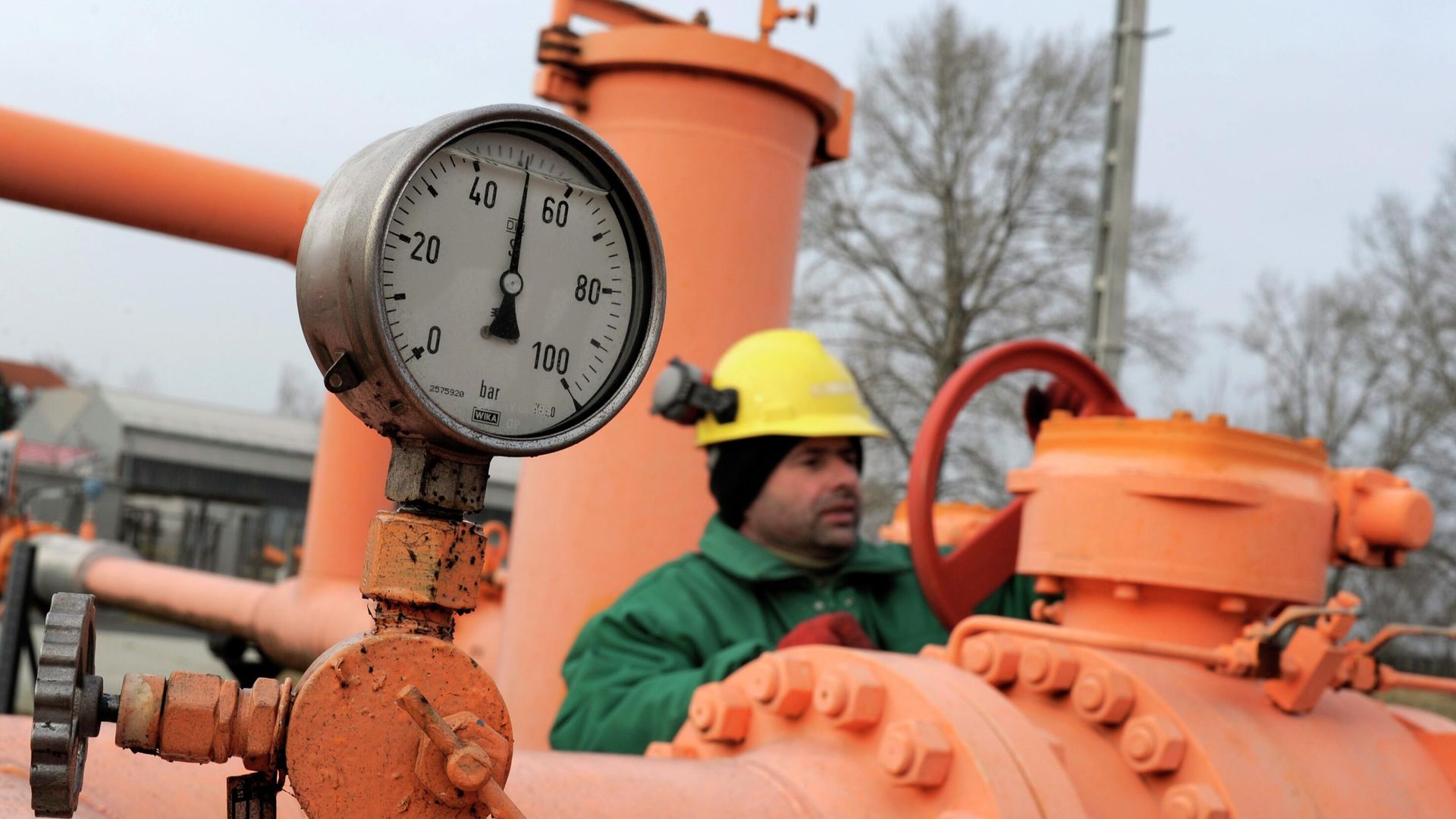 Газоприемная станция в Вечеше, Венгрия Газоприемная станция в Вечеше, Венгрия - РИА Новости, 1920, 13.12.2022