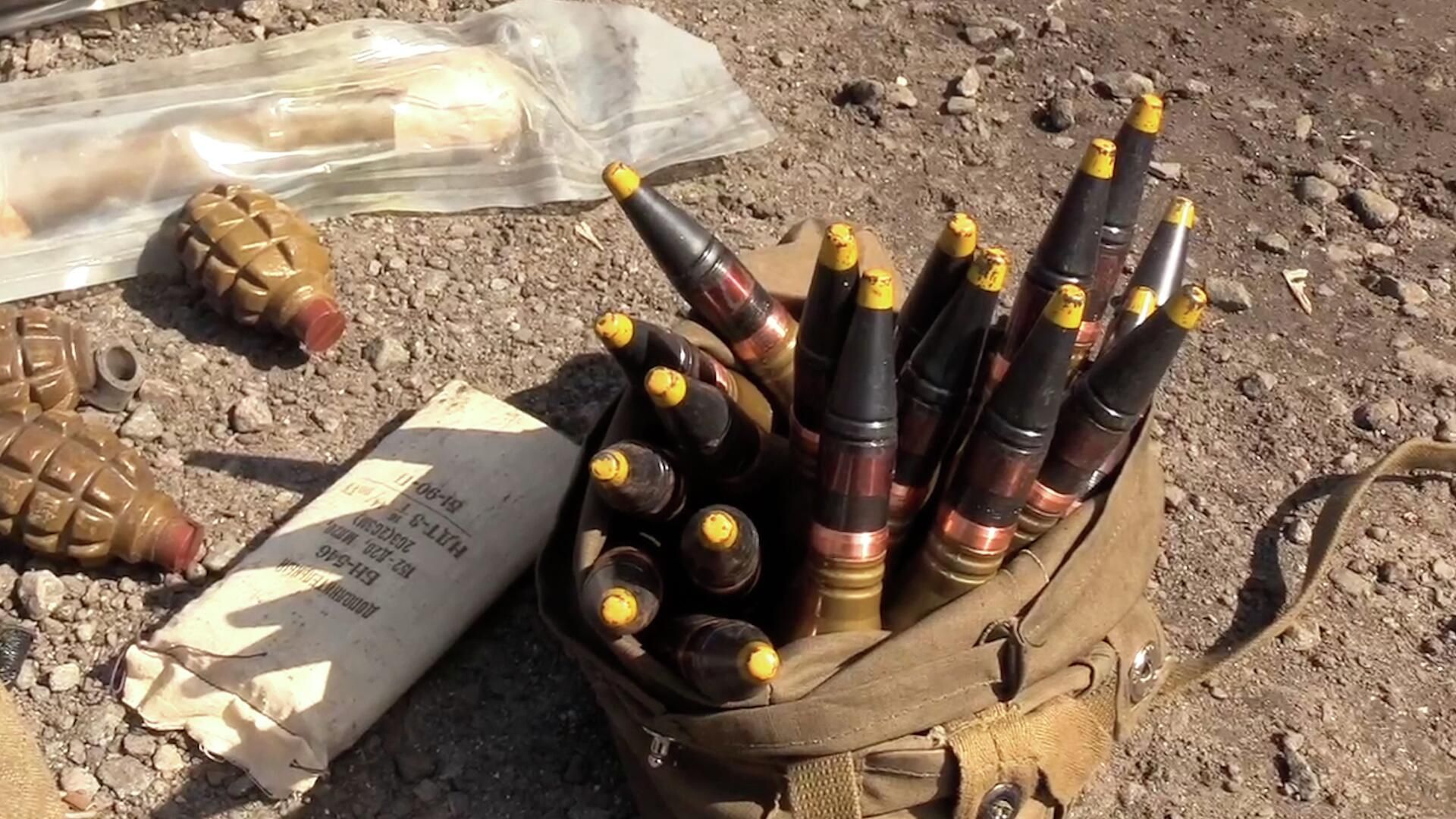 Схрон с оружием националистического батальона в Мелитополе Схрон с оружием националистического батальона в Мелитополе - РИА Новости, 1920, 09.04.2022
