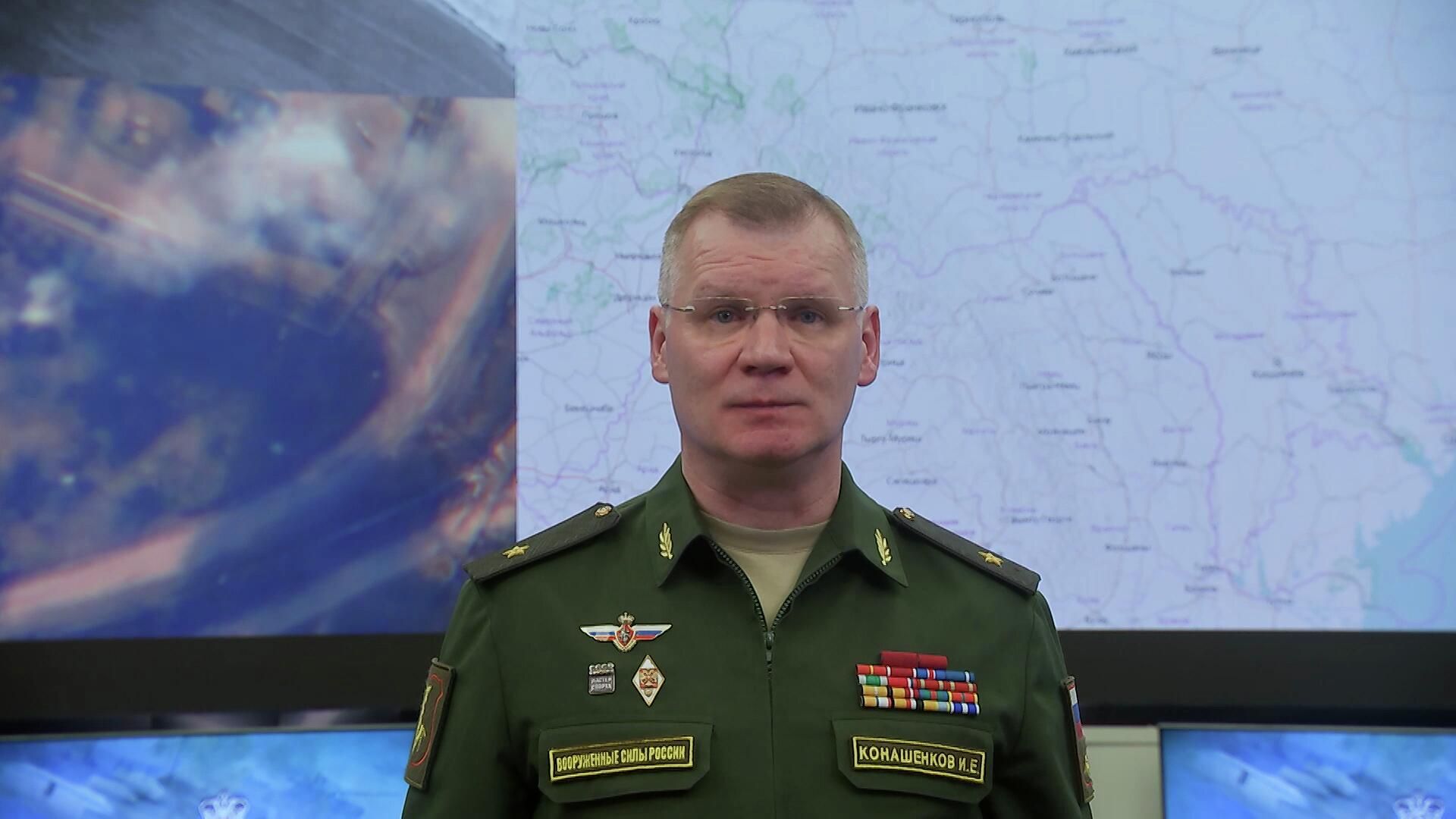 Конашенков сообщил об обстреле судна, пытавшегося эвакуировать главарей Азова - РИА Новости, 1920, 10.04.2022