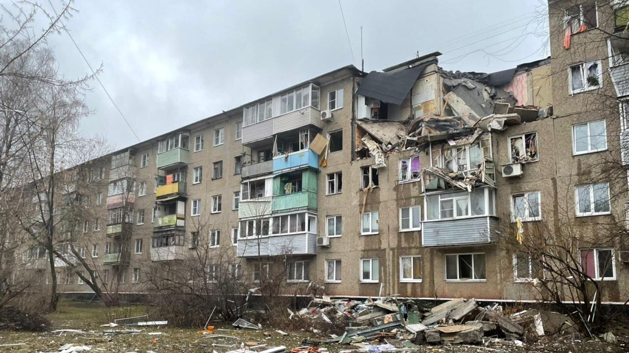 Жилой дом в подмосковном Ступино, где произошел взрыв бытового газа - РИА Новости, 1920, 11.04.2022