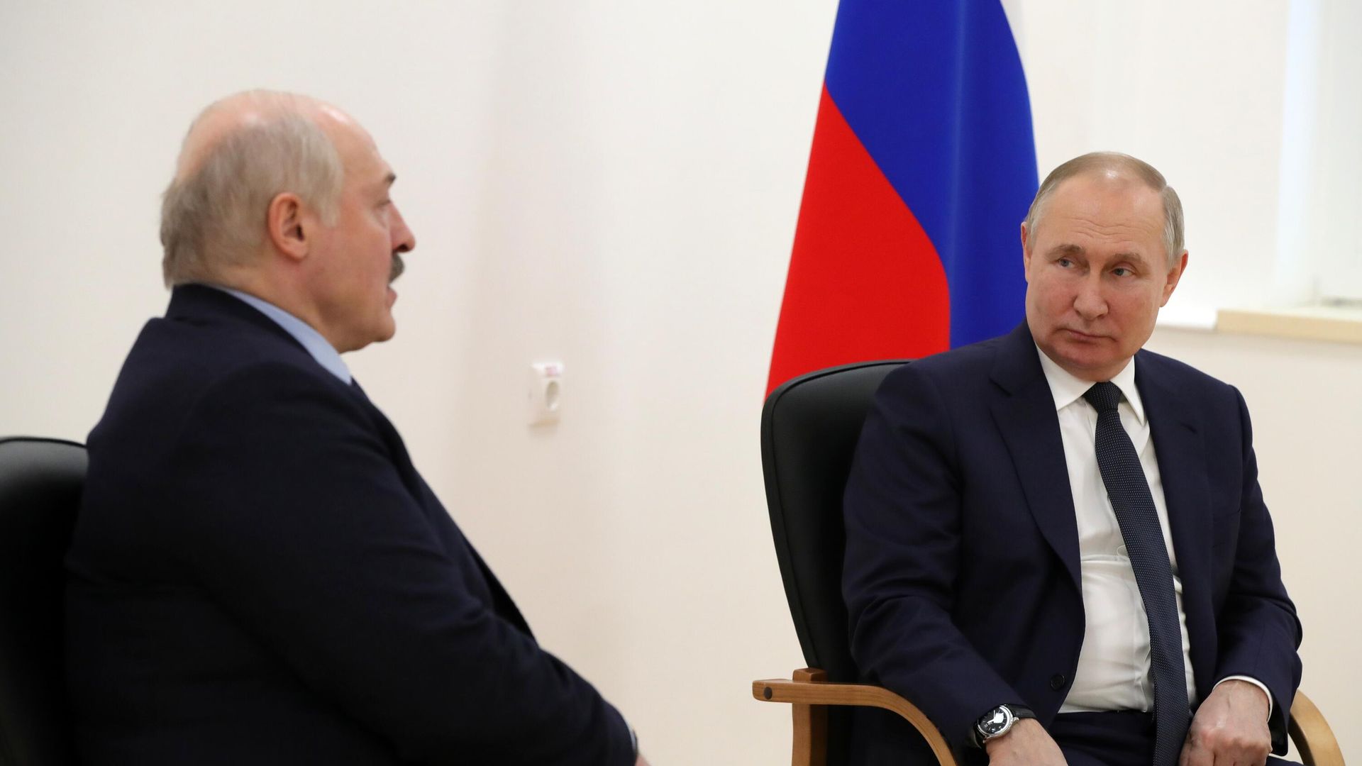 Президент России Владимир Путин и президент Белоруссии Александр Лукашенко - РИА Новости, 1920, 09.11.2022