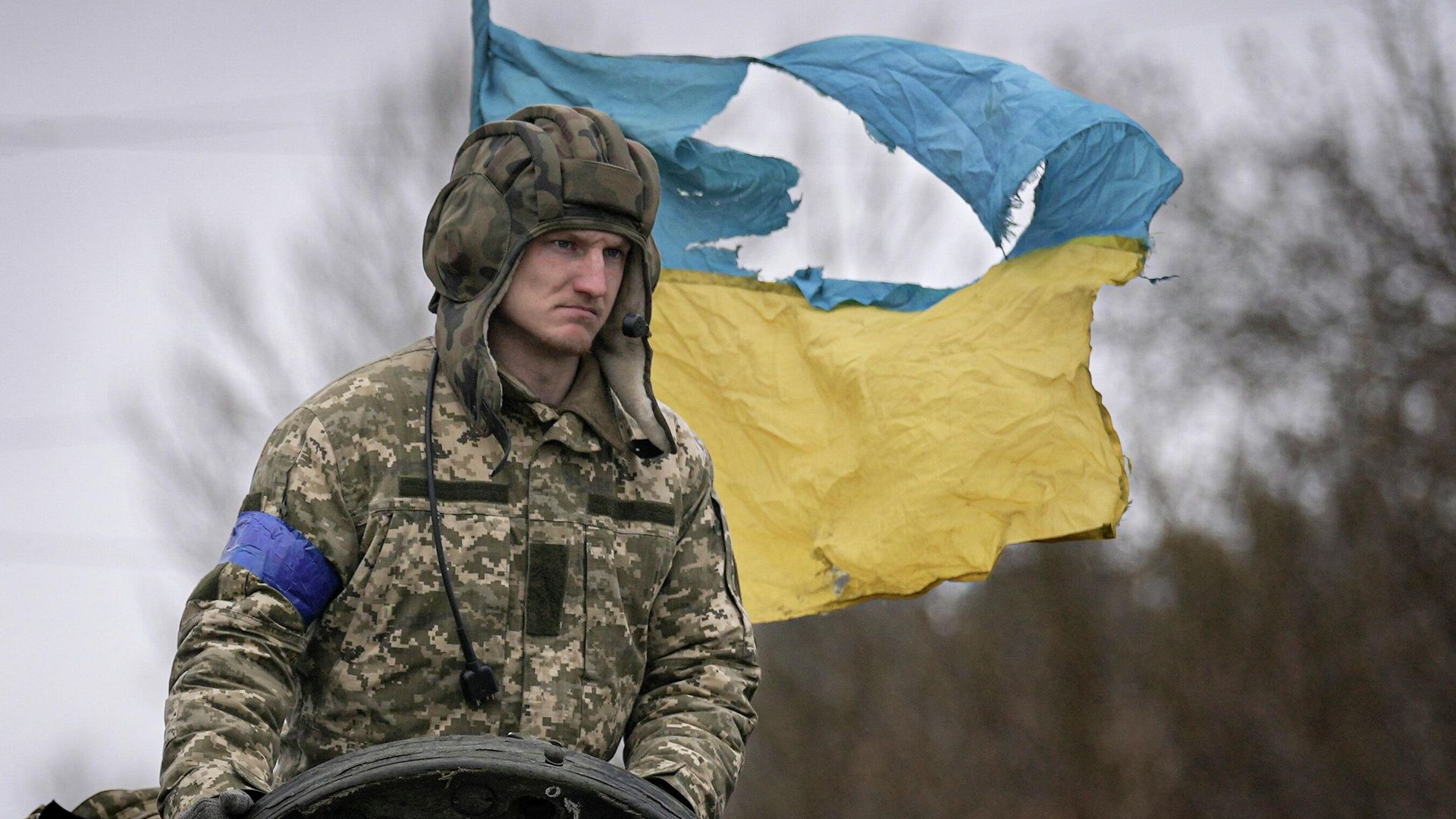 Украинский военнослужащий под Киевом - РИА Новости, 1920, 17.04.2024