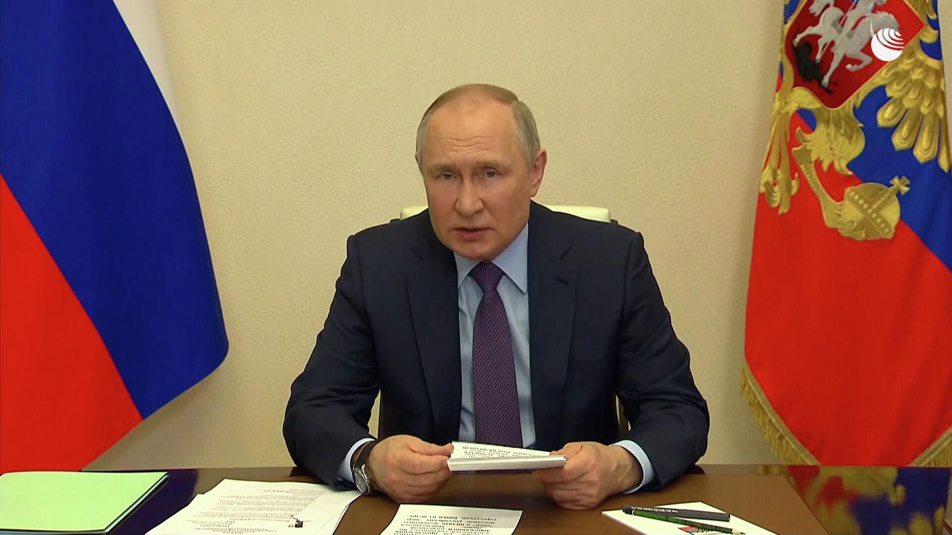 Путин о переходе на рубли на российском рынке Путин о переходе на рубли на российском рынке - РИА Новости, 1920, 14.04.2022