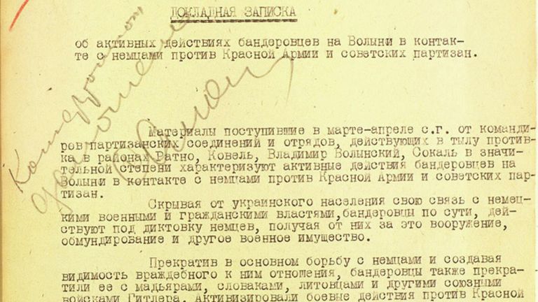 Докладная записка от 13 мая 1944 года Маршаллу Советского Союза Георгию Жукову Докладная записка от 13 мая 1944 года Маршаллу Советского Союза Георгию Жукову
