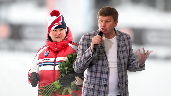 Елена Вяльбе / Дмитрий Губерниев
