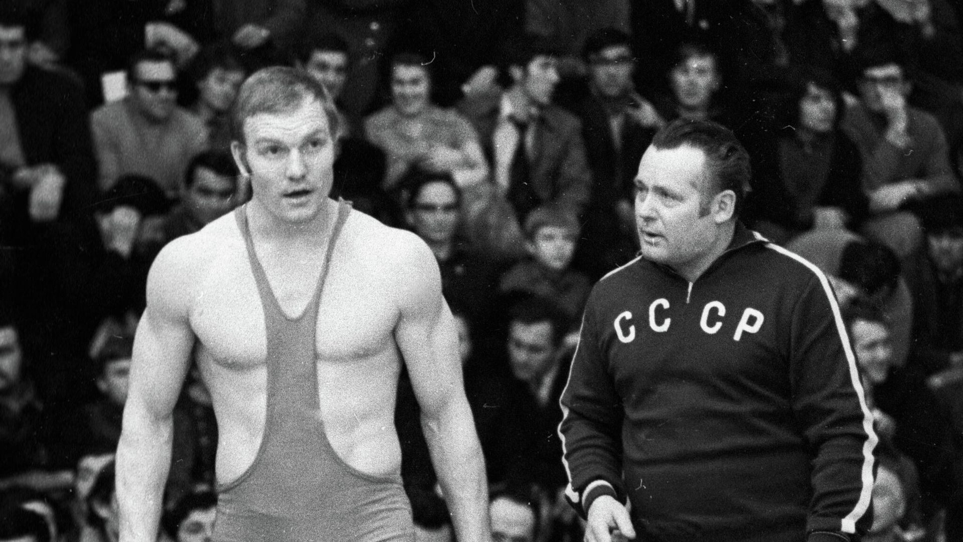 Чемпион Олимпийских игр, чемпион мира и СССР по вольной борьбе заслуженный мастер спорта Иван Ярыгин выходит на борцовский ковер. - РИА Новости, 1920, 20.04.2022