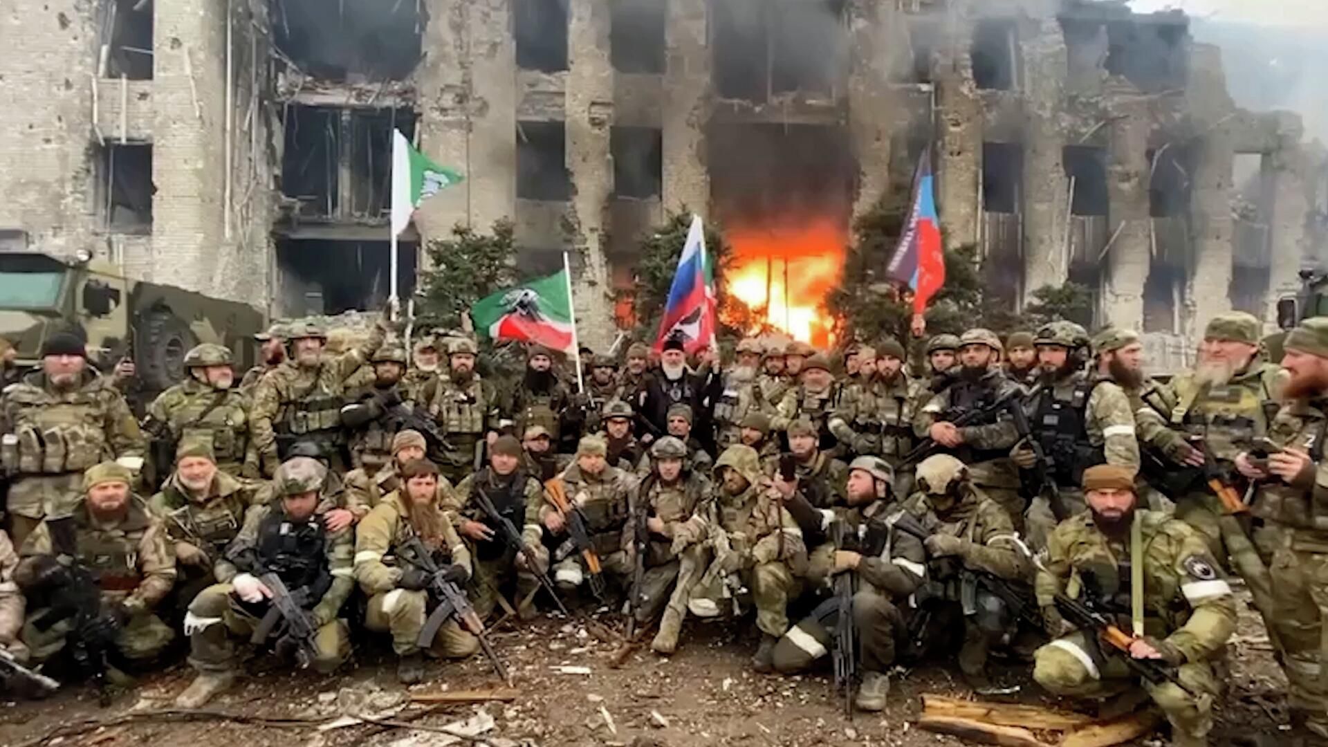 СОБР Ахмат: Мариуполь полностью очищен СОБР Ахмат: Мариуполь полностью очищен - РИА Новости, 1920, 21.04.2022