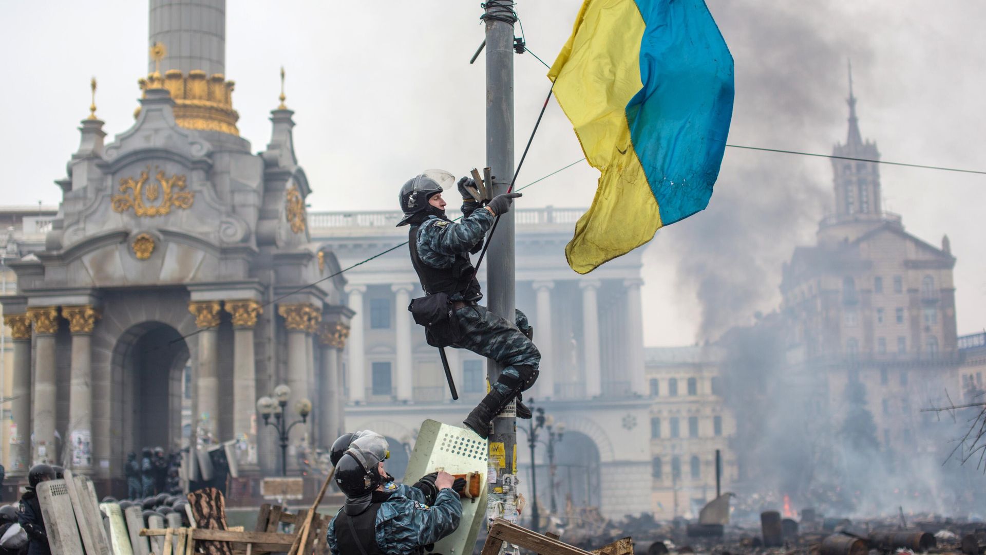 Площадь Независимости в Киеве Площадь Независимости в Киеве - РИА Новости, 1920, 22.01.2024