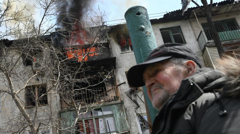 Пожар в квартире жилого дома в Левобережном районе Мариуполя