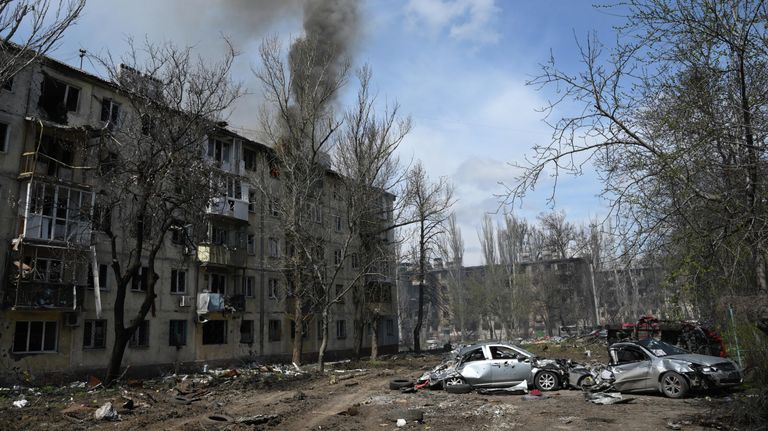 Пожар в квартире жилого дома в Левобережном районе Мариуполя