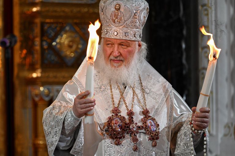 Пасхальное богослужение в храме Христа Спасителя Пасхальное богослужение в храме Христа Спасителя
