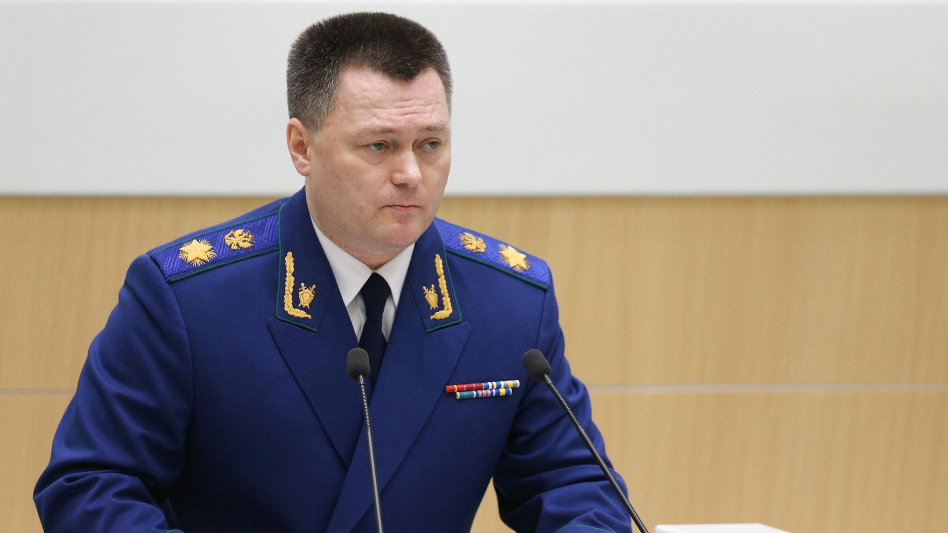 Генеральный прокурор РФ Игорь Краснов на заседании Совета Федерации РФ Генеральный прокурор РФ Игорь Краснов на заседании Совета Федерации РФ - РИА Новости, 1920, 24.04.2024