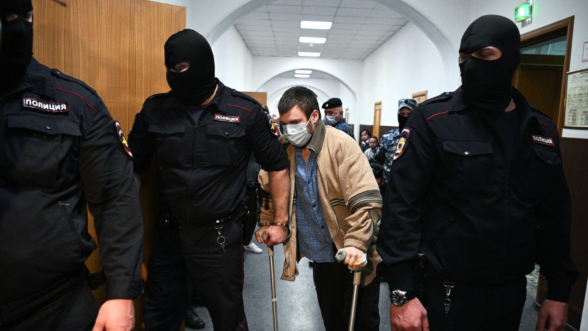 Владимир Степанов, обвиняемый по делу о покушении на телеведущего Владимира Соловьева, в Басманном суде Москвы Владимир Степанов, обвиняемый по делу о покушении на телеведущего Владимира Соловьева, в Басманном суде Москвы - РИА Новости, 1920, 27.04.2022