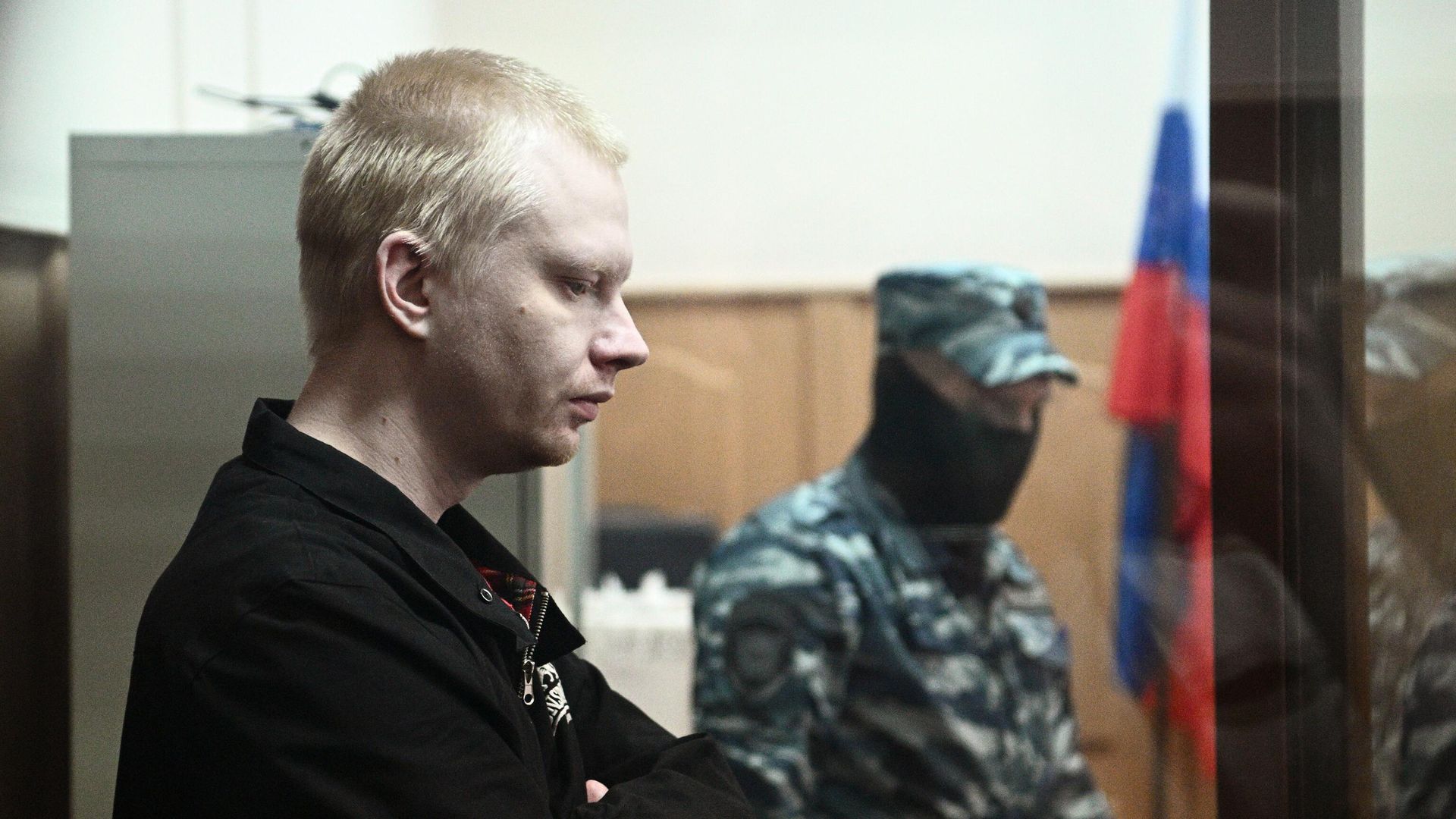Андрей Пронский, обвиняемый по делу о покушении на телеведущего Владимира Соловьева, в Басманном суде Москвы Андрей Пронский, обвиняемый по делу о покушении на телеведущего Владимира Соловьева, в Басманном суде Москвы - РИА Новости, 1920, 16.12.2025